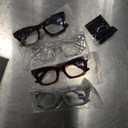 CCVOO Stylish Reading Glasses for Women, Stylish Eyeglasses, Blue Light Readers, Cheaters, 1.25x