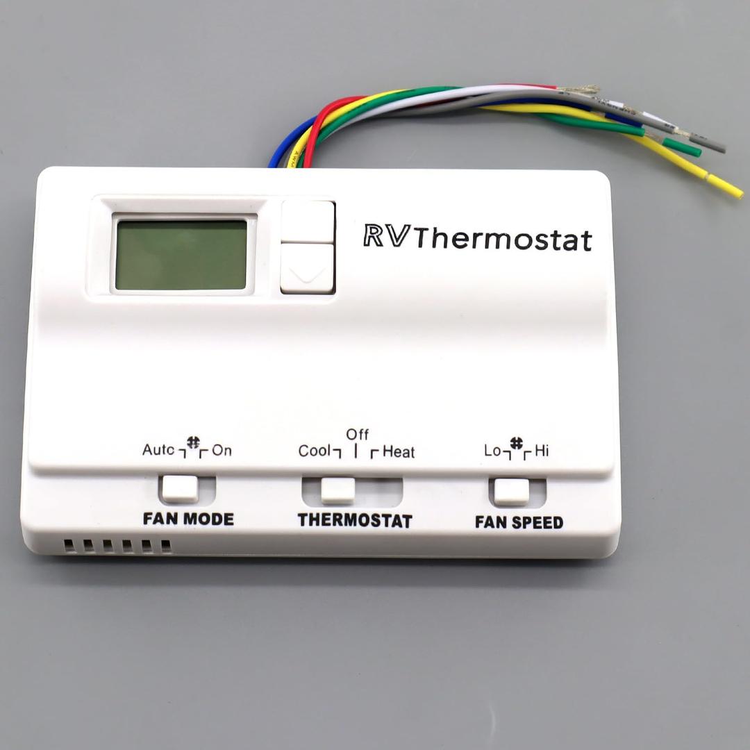 83303362 Digital Thermostat Rv Thermostat Heat/Cool T-Stat Wall Compatible with Coleman 83303862 Thermostat