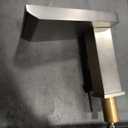 FSCEPIXI Waterfall Roman Tub Faucet with Hand Shower, Deck Mount Tub Filler Bathtub Faucet with Sprayer, Brass Widespread 3 Hole Bathtub Shower Faucet Set, Brushed Nickel