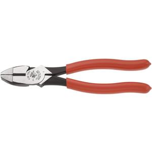 Klein Tools HD2000-9NE Side Cutter Linemans Pliers Cut ACSR, Made in USA, Screws, Nails, Hard Wire, 9-Inch Electrical Pliers