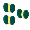 Sponge Brush Heads (6 Units) for Electric Spin Scrubber | Designed for Cleaning Smooth Surfaces