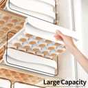 JOYZAN Egg Holder for Fridge 60 Count Large Capactity Egg Storage Container for Refrigerator, Clear Stackable Egg Organizer for Fridge, Coutertop Egg Trays Pull Out Drawer