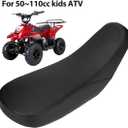 FVRITO Foam Seat for 50cc 70cc 90cc 110cc Taotao 110B Boulder B1 Coolster 3050C Vitacci HAWK Peace Roketa Sunl BMS Bamboo Mudcat RPS Raider 6 ICEbear Quad Mountopz Chinese Kids youth ATV 4-Wheeler