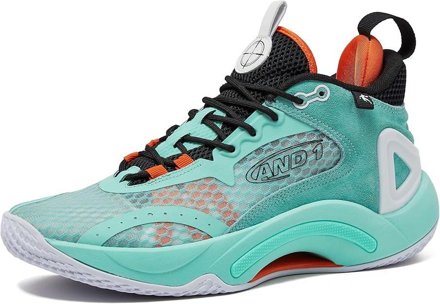 AND1 Boys & Girls Basketball Shoes, Cool Kids Basketball Sneakers, Size Little Kid 11 to Big Kid 6Mid or High Top Sneakers for Boys, 6