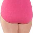 Fruit of the Loom Women's Eversoft Cotton Underwear Multipacks, Tag Free & Breathable, Size 9