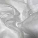 White - 100% Silk Crinkle Chiffon Fabric (1 Yard x 45" Wide Precut)