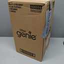 Litter Genie Standard Pail (Silver) | Cat Litter Box Waste Disposal System for Odor Control | Includes 1 Square Refill Bag