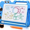 AiTuiTui Magnetic Drawing Board Toddler Toys Gift for Girls Boys, Color Sketch Writing Scribble Doodle Pad Travel Games, Educational Learning Kids Toys for Birthday or Valentine (Blue)