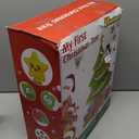 My First Christmas Tree for Toddlers: Kids Christmas Tree Toy Set with DIY Train Set&Tracks,18 Colorful Decorations Sensory Developmental for Little One Xmas Birthday Gifts for Boys & Girls (Green)