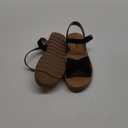 Soda CHESTER ~ Women Flat Sandals Flatform Ankle Buckle Criss Cross Band Straps Sandals Shoes, 6.5