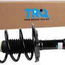 TRQ Front Right Strut and Spring Assembly Compatible with 2016-2021 Toyota Prius 2017-2019 Prime 2019-2021 Prius AWD-e