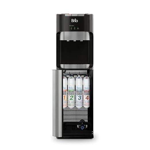 Brio Commercial Grade Bottleless Ultra Safe Reverse Osmosis Drinking Water Filter Water Cooler Dispenser-3 Temperature Settings Hot, Cold & Room Water - UL Approved – Point of Use