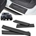 4PCS Door Sill Guards for Bronco 2021-2023, KEWISAUTO TPE Door Sill Protector Anti Scratch Door Sill Guards for Ford Bronco 2021 2022 2023 Accessories (Not for Bronco Sport)