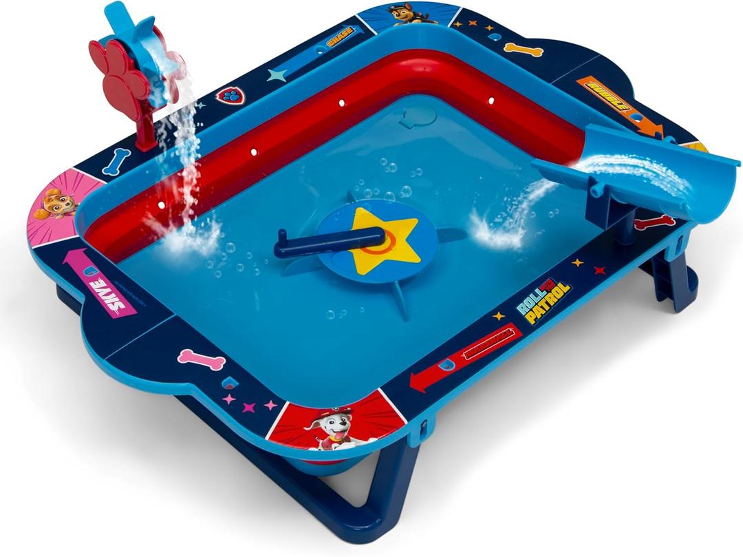 Delta Children PAW Patrol Water Activity Table - Collapsible & Portable - Ideal for Travel - Outdoor Kids Water Sensory Table, Blue, Medium