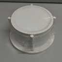 MinBoo Bamboo Coasters for Coffee Table Set of 6 Coasters for Drinks Absorbent with Holder Coffee Table Decor for Tabletop Protection Gifts for House Warming New Home & Wedding (White)