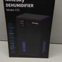 NineSky Dehumidifiers for Home, 95 OZ Water Tank, (1000 sq.ft) Dehumidifiers for Bathroom Bedroom Basement with Auto Shut Off,7 Colors LED Light(Black)