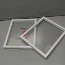 DLQuarts 8x10 Floating Photo Picture Frame, Floating Display for 6x8, 5x7, 3.5x5 or Full Display 8x10 Photos, Solid Wood, 2 Pack, Chalk White
