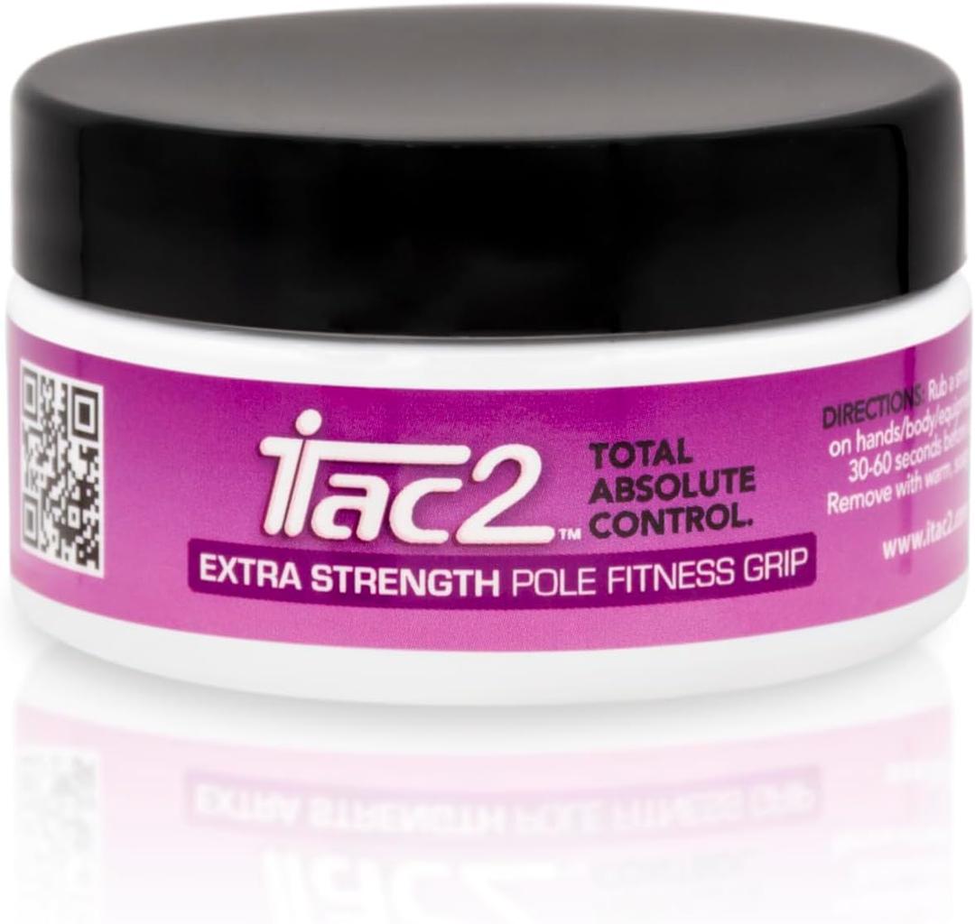 ITAC2 Extra Strength Pole Grip (45g / 1.58oz)  Long-Lasting Beeswax Grip Aid for Pole Dancing, Aerial Silks, Fitness & Sports  Natural, Waterproof, Anti-Slip Formula for Dry Hands