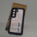 Lanhiem for Samsung Galaxy S23 Case with Built-in Screen Protector, IP68 Waterproof Dustproof Mil-Grade Rugged Full Body Shockproof Protective Cover for Galaxy S23 5G 6.1 Inch, Black