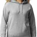 Gildan Unisex Adult Fleece Hoodie Sweatshirt, Style G18500, Multipack (Medium, Sport Grey (1-pack))