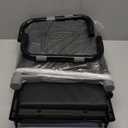 Garden Kneeler and Seat, Foldable Ergonomic Kneeling Bench with Tool Pouch 400 Lbs Heavy Duty 2-in-1 Comfortable Cushioned Kneeling Chair for Gardening Yard Work (Black)