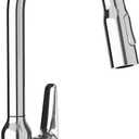 hansgrohe Focus N Chrome High Arc Kitchen Faucet, Kitchen Faucets with Pull Down Sprayer, Faucet for Kitchen Sink, Chrome 71800001