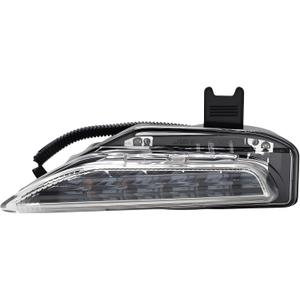 Nakkaa Left Turn Signal Light Fog Light Compatible with Q50 Q50s Sport Premium Hybrid Base Perfection Inspiration 2014-2020 Dynamic Blink Bumper Sequential Lamp Driver Side 261354GA1A