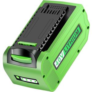 29472 for Greenworks 40V Battery: 40 Volt 6.0Ah 29462 2901319 25302 24322 Lithium Battery Replacement for Greenworks G-MAX 40V Lawn Mower Tools