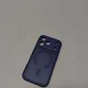 CANSHN Magnetic Compatible with iPhone 17 Pro Case, Upgraded [Full Camera Protection] [Compatible with Magsafe] [Translucent Matte] Shockproof Protective Phone Cover 6.3 Inch - Deep Blue