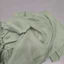 PARTISKY 10x10ft Sage Green Chiffon Sheer Backdrop Curtains, Wrinkle-Free Wedding Backdrop Drapes for Birthday Party Ceremony Arch Stage Decor Background for Photography 5x10ft,2 Panels