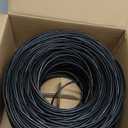 Vertical Cable Cat6, 550 MHz, UTP, 23AWG, Solid Bare Copper,1000ft, Bulk Ethernet Cable - 060 Series, Black