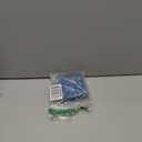  Blue Crystal Snowflake Ornaments for Christmas Tree Elegant Glass Star Decorations for Holiday Home Window Hanging