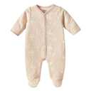 Minicoco Baby Footie Jumpsuit Lightly Thick Romper for 0-12 Months Winter