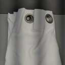 H.VERSAILTEX Patio White Curtains 100x84 Inches for Sliding Door Extral Wide Blackout Curtain Panels Thermal Insulated Room Divider - Grommet Top, 7' Tall by 8.5' Wide