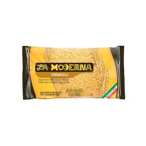 La Moderna Vermicelli Pasta, 7 oz, Pack of 1 Thin vermicelli for classic soups and family meals; semolina and durum flour; Non-GMO; kosher,Mar 2028