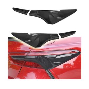 HANSTRONG Gear 4Pcs Guard Trim Tail Light Lamp Cover for Toyota Camry 2022 2021 2020 2019 2018 Exterior Accessories