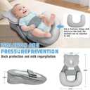 Reflux Pillow for Baby, Baby Lounger Pillow for Infant Support Cushion Reflux Breastfeeding Pillow, Babies Feeding Support Pillow for Reducing Spit-Up with Safety Strap