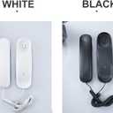 Corded Phone for Home, Durable landline Phone with Large Buttons for Seniors, Versatile Mini Phone for The Home, Office, and More (Black)
