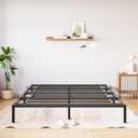 GarveeHome Full Size Bed Frame, 8 Inch Metal Platform Bed Frames with Heavy Duty Steel Slat Support, No Box Spring Needed, Noise Free,Anti-Sliding Slat,Easy Assembly, Under Bed Storage