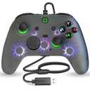 conwin Gaming Controller for PC 10 & Steam Platform, PC Joystick with Dual-Vibration, Turbo, Programmable, RGB LED Light and 3.5mm Stereoscopic Jack(Sun)[For Xbox, need to upgrade by self]
