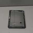 Atomic Digital Wall Clock Battery Operated with Backlight, Desk Clocks with Indoor Temperature & Humidity, 8.5" Small Alarm Clock with Date and Day of Week for Bedrooms, Living Room, Auto DST, Black