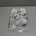 2 x Sage Green Eucalyptus Leaves Curtain Valance for Windows Watercolor Window Treatments 1 Panel Short Curtains for Kitchen Windows Bathroom Bedroom,42 x 12 Inch