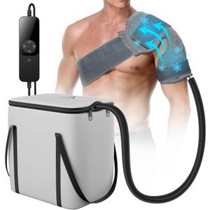 Ice Machine for Shoulder After Surgery, Shoulder Ice Pack Machine with 6 Timers 5 Speed Levels, Cold Therapy Machine, Cryotherapy Pain Relief System