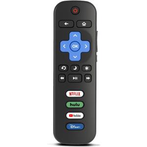 Luyeper Replacement Remote Control for Roku TV, Compatible with TCL Roku, Hisense Roku, Onn Roku Smart TVs (Not for Roku Stick, Box or Player)