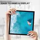 Black 14x14 Picture Frame Lightweight yet Durable Frame Wall Hanging