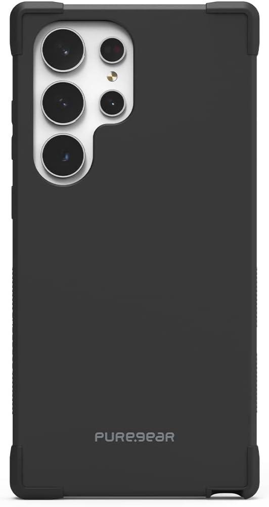 PureGear DualTek Case for Samsung Galaxy S23 Ultra (2023), Military Tested and Approved Protection, Heavy-Duty Durable Protective Galaxy S23 Ultra Case with Drop Test Certification of 20 ft (Black)