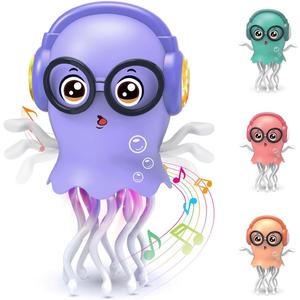 2 x Baby Toy Jellydancer, Crawling Jellydancer Tummy Time Toy Kids Fidget Toy for Girls 3-6 Boys 6-12,Magic Dancing Loud Music Crawling Toys for 3 4 5 6 7 8 Year Old Children Birthday Gifts
