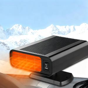 Car Heaters for Vehicle - 12V 150W Portable Heater & Defroster with Quick-Heating Technology, Windshield Defogger for Cars, SUVs, Trucks, Cigarette Lighter Plug-in