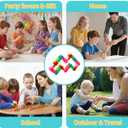 Wacky Tracks 30 Pack Snap and Click Fidget Toys Bulk for Party Favors Puzzles Goodie Bag ,School Students Gift Classroom Prizes Valentines Day Rainbow Toys for Kids,Teens