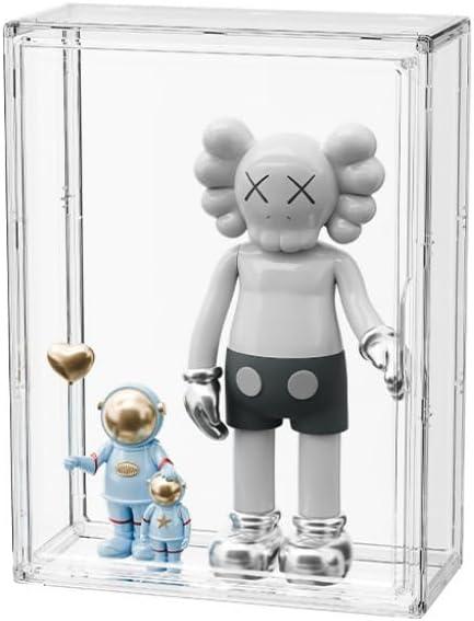 Barbie Doll Display Case, Acrylic Display Case with Magnetic Door, Dustproof Clear Storage Organizer Box for Barbie Action Figures, Lego Models & Collectible Dolls, 10.6x5.1x14inch